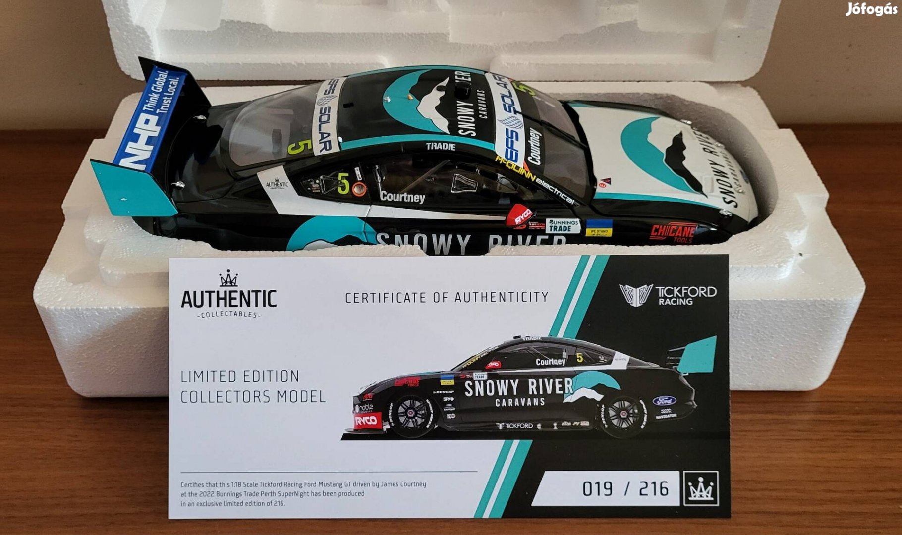 Supercars 1:18 Ford Mustang Tickford Racing #5 James Courtney 2022