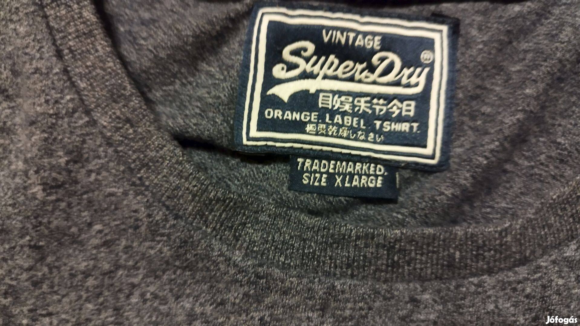 Superdry L XL szürke Póló