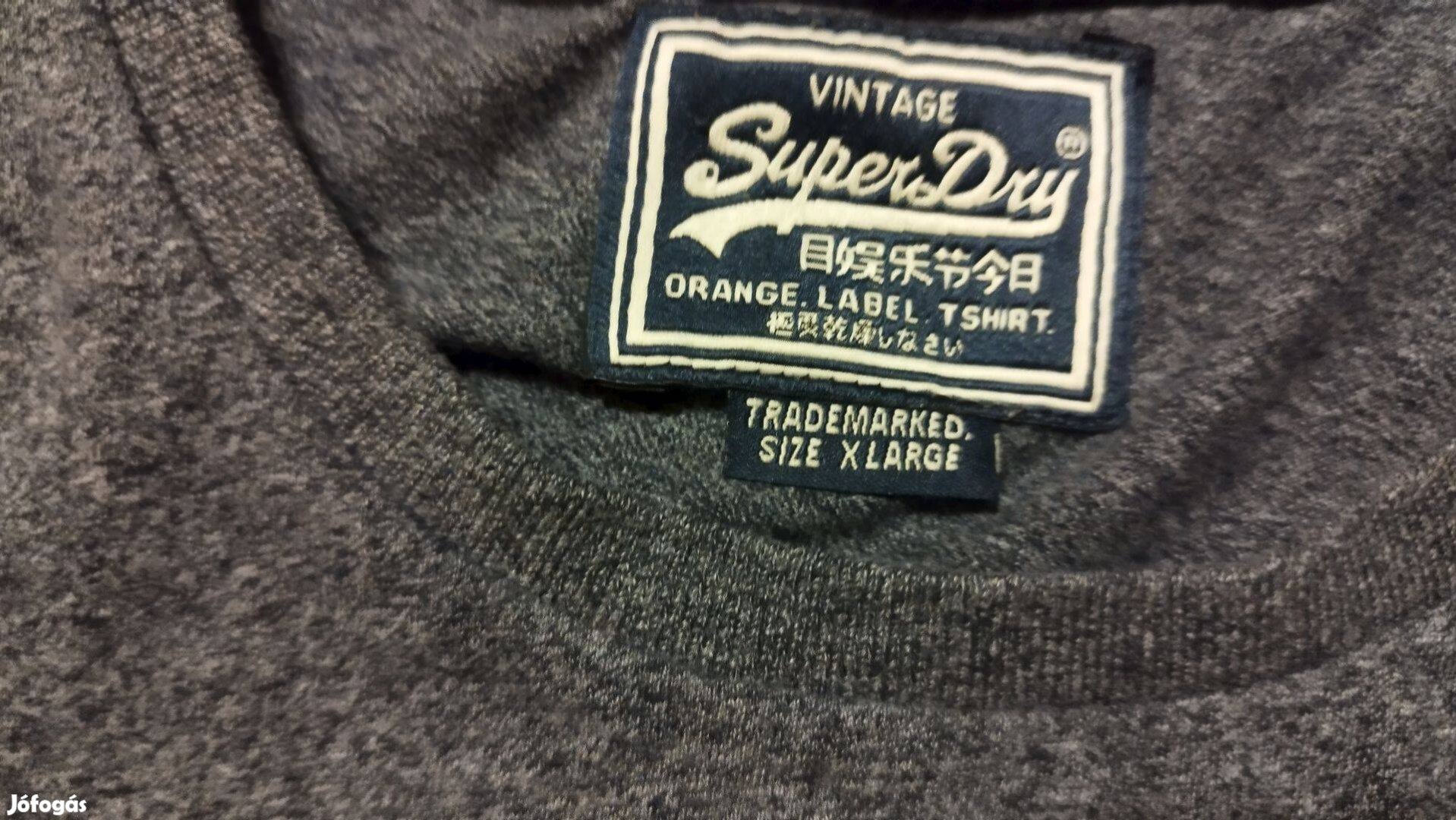 Superdry L XL szürke Póló