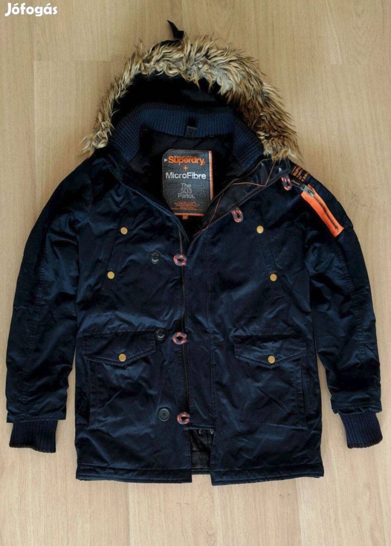 Superdry Microfibre SD3 férfi parka kabát M-es méret