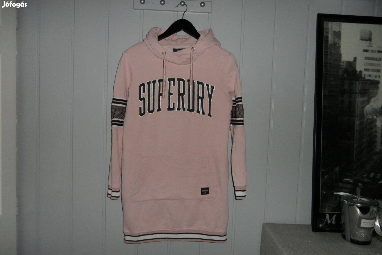 Superdry hosszított pamut / ruha / pulóver - szabadidő felső S