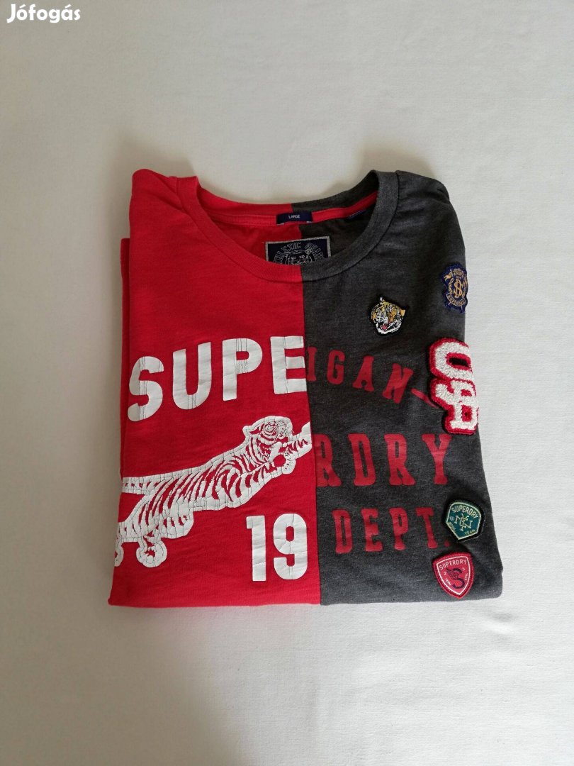 Superdry női 3/4-es ujjú póló L-es