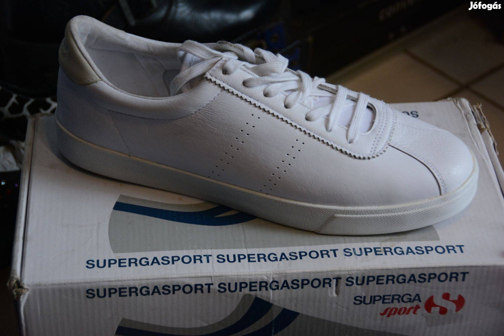 Superga ( Italy) 45-46 Új! dobozos , bőr Outlet ár