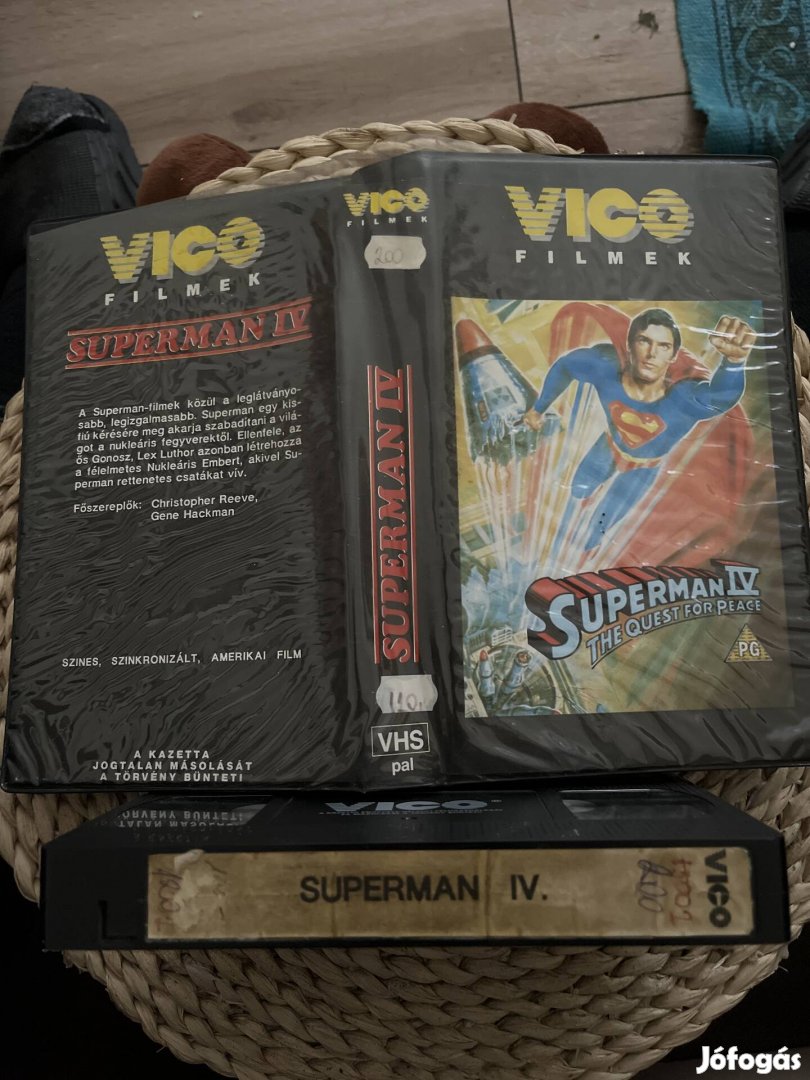 Superman 4 vhs vico