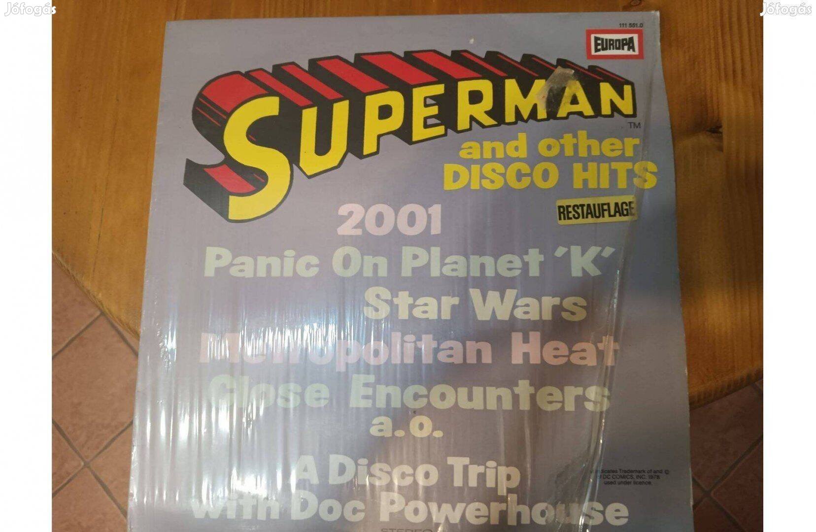 Superman LP hanglemez eladó