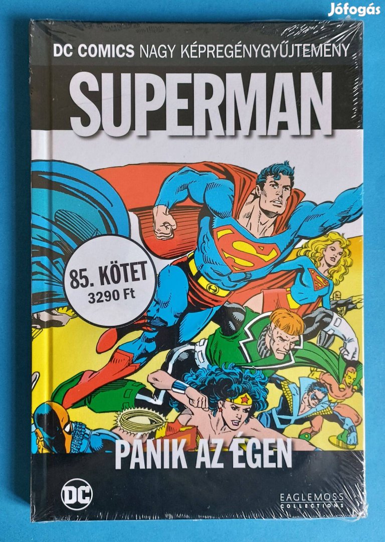 Superman Pánik Az Égen DC Nagy Képregény Új Fóliás!!!