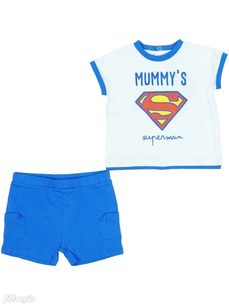 Superman Új (címkés) Fiú 2 részes szett - Felsőruházat és nadrág (Mére