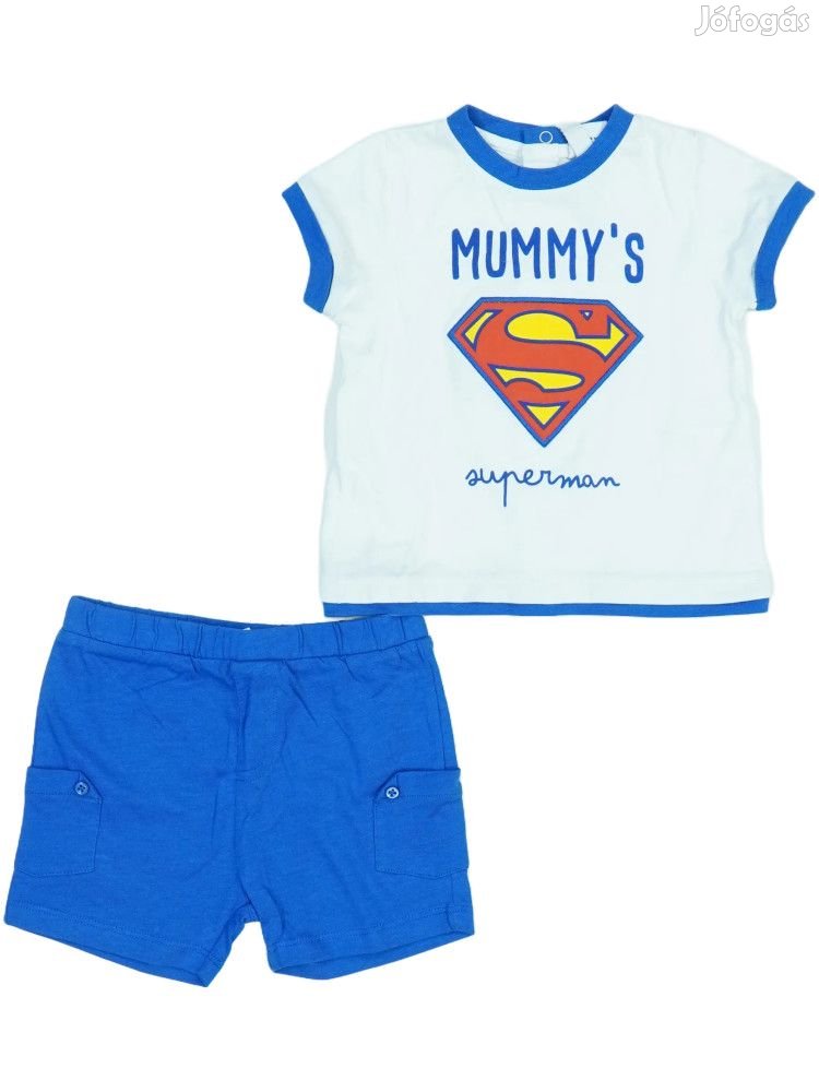 Superman Új (címkés) Fiú 2 részes szett - Felsőruházat és nadrág (Mére