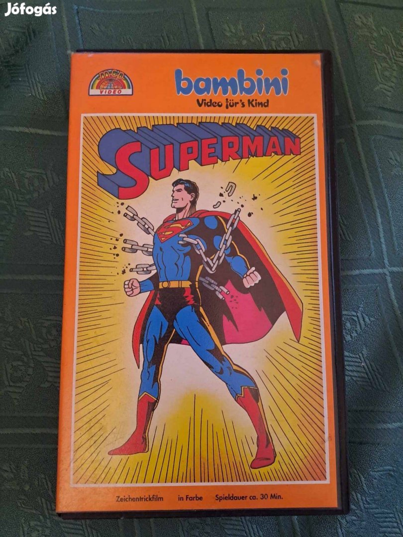 Superman VHS - német nyelvű rajzfilm