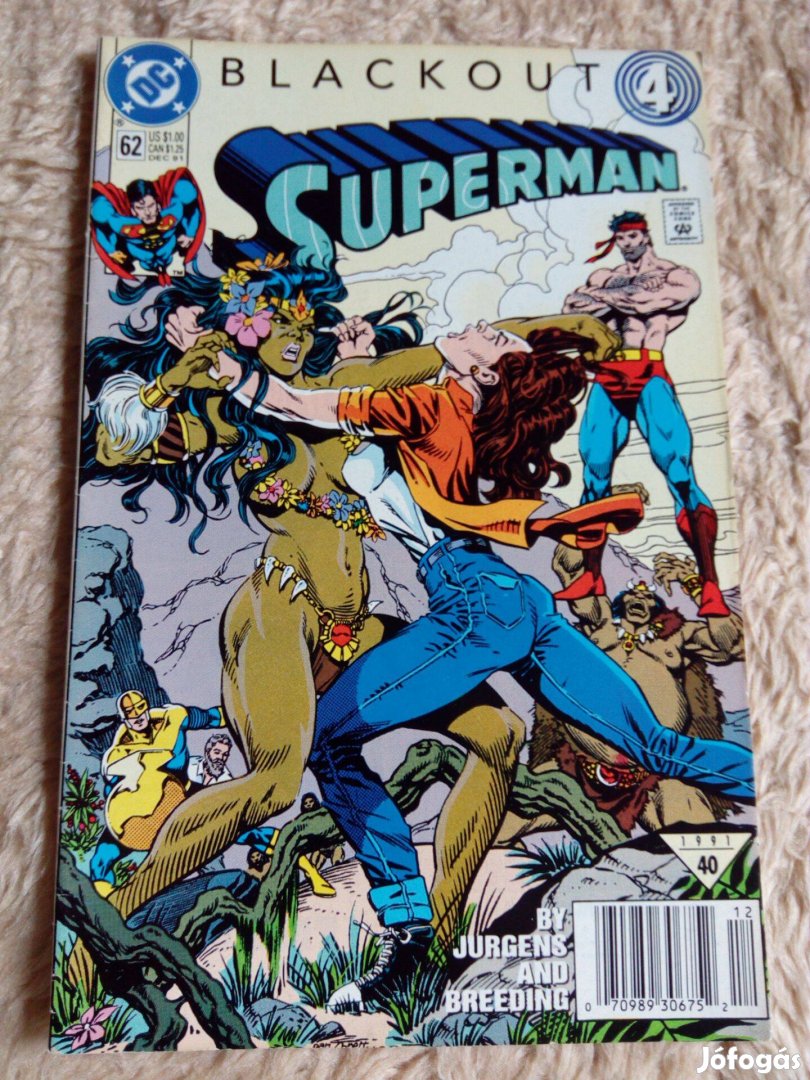 Superman (1987-es sorozat) amerikai DC képregény 62. száma eladó!