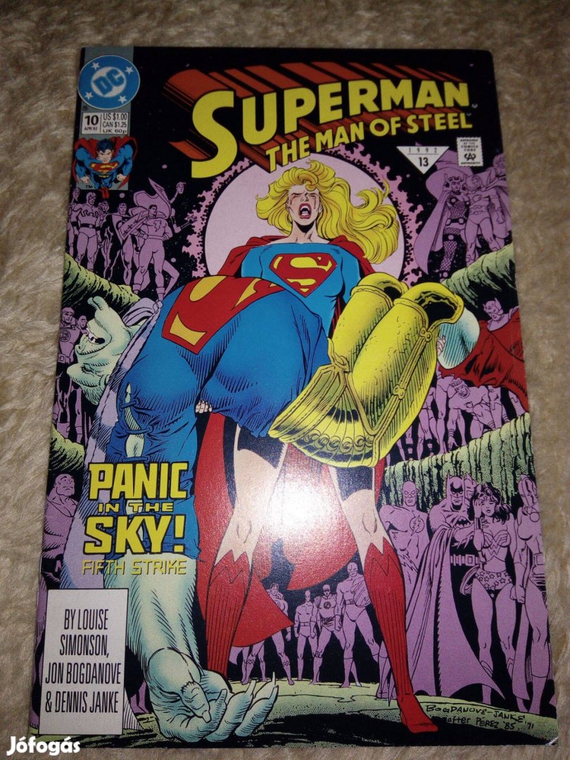 Superman: The man of Steel amerikai DC képregény 10. száma eladó!