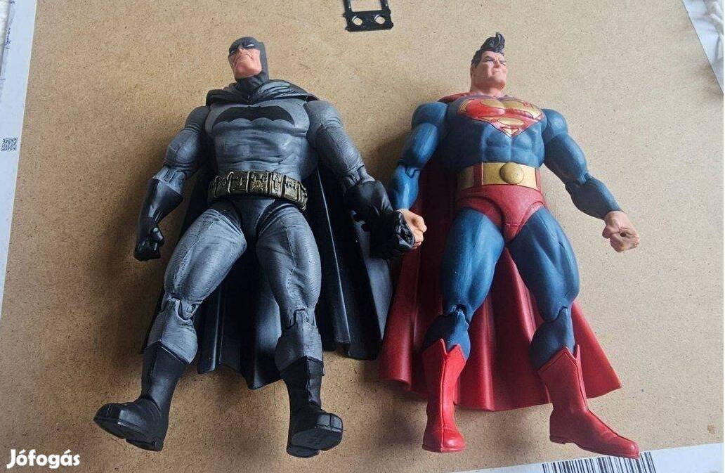 Superman és Batman figura dc comics új doboz nélkül 18 cm