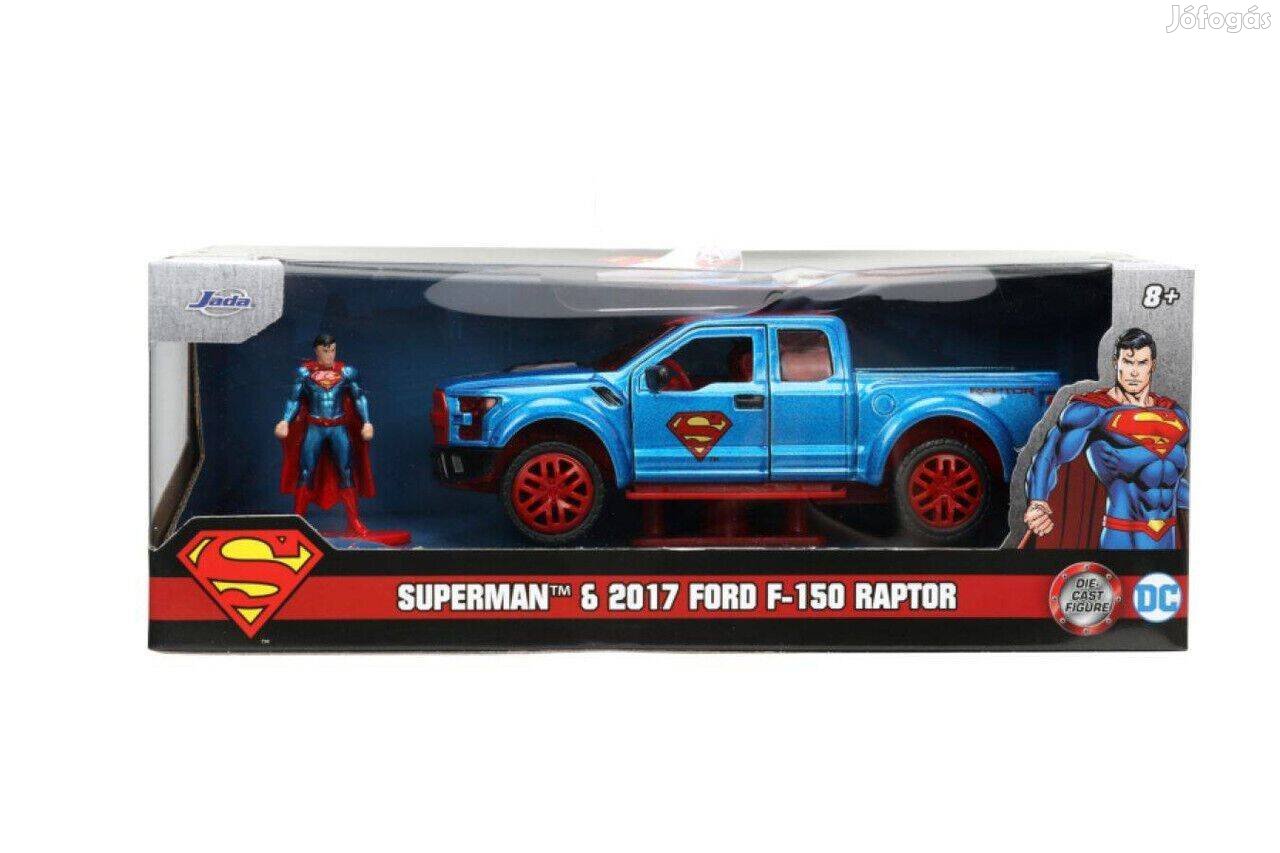 Superman figura 2017 Ford F-150 Raptor 1:32 autó