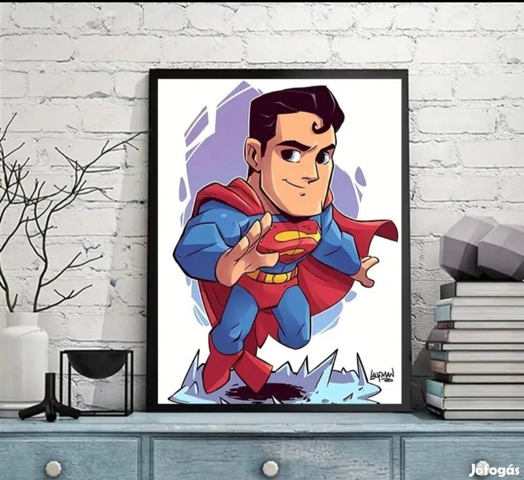 Superman gyémánt kirakó 30x40 ingyen p. 