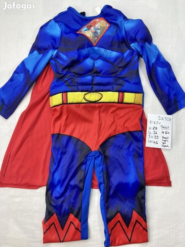 Superman jelmez, Szupermen jelmez, szuperhős jelmez DK509
