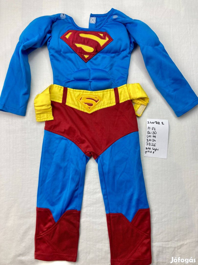 Superman jelmez, szupermen jelmez 2-4 év DK2