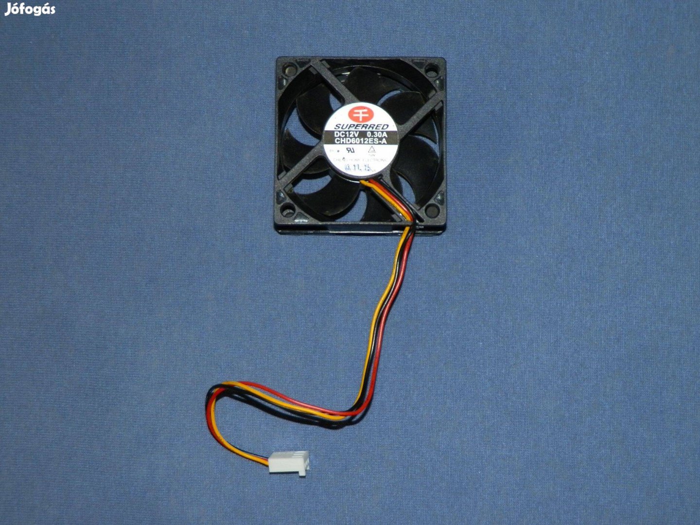 Superred számítógép, PC cooler, ház ventilátor 60 mm 12V