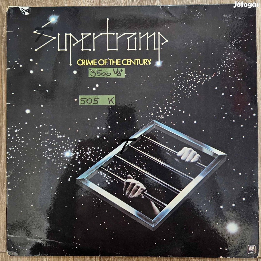 Supertramp Crime Of The Century bakelit lemez, hanglemez LP (505)