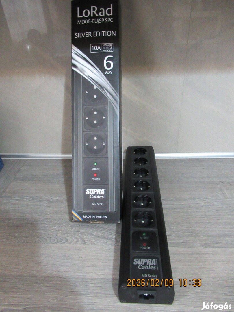 Supra Mains 06Eu Silver Edition garanciális hálózati