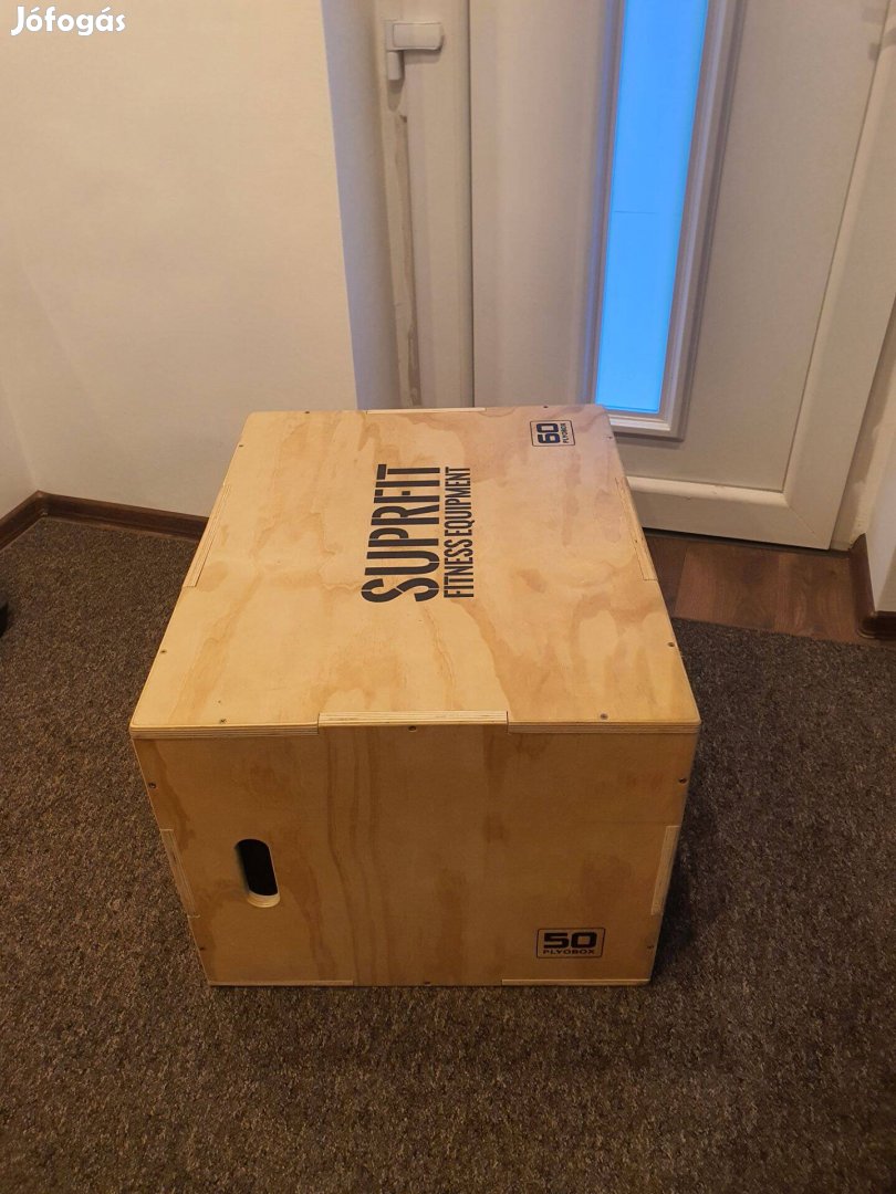 Suprfit fa Plyobox dobbantó, ugródoboz, zsámoly, crossfit 50x60x70cm