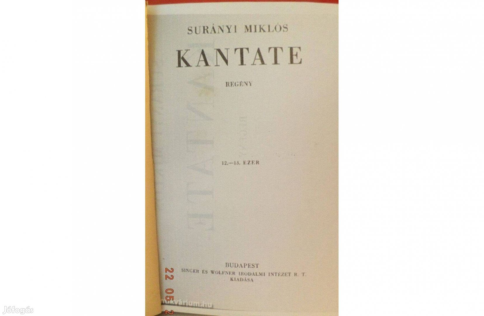 Surányi Miklós: Kantate