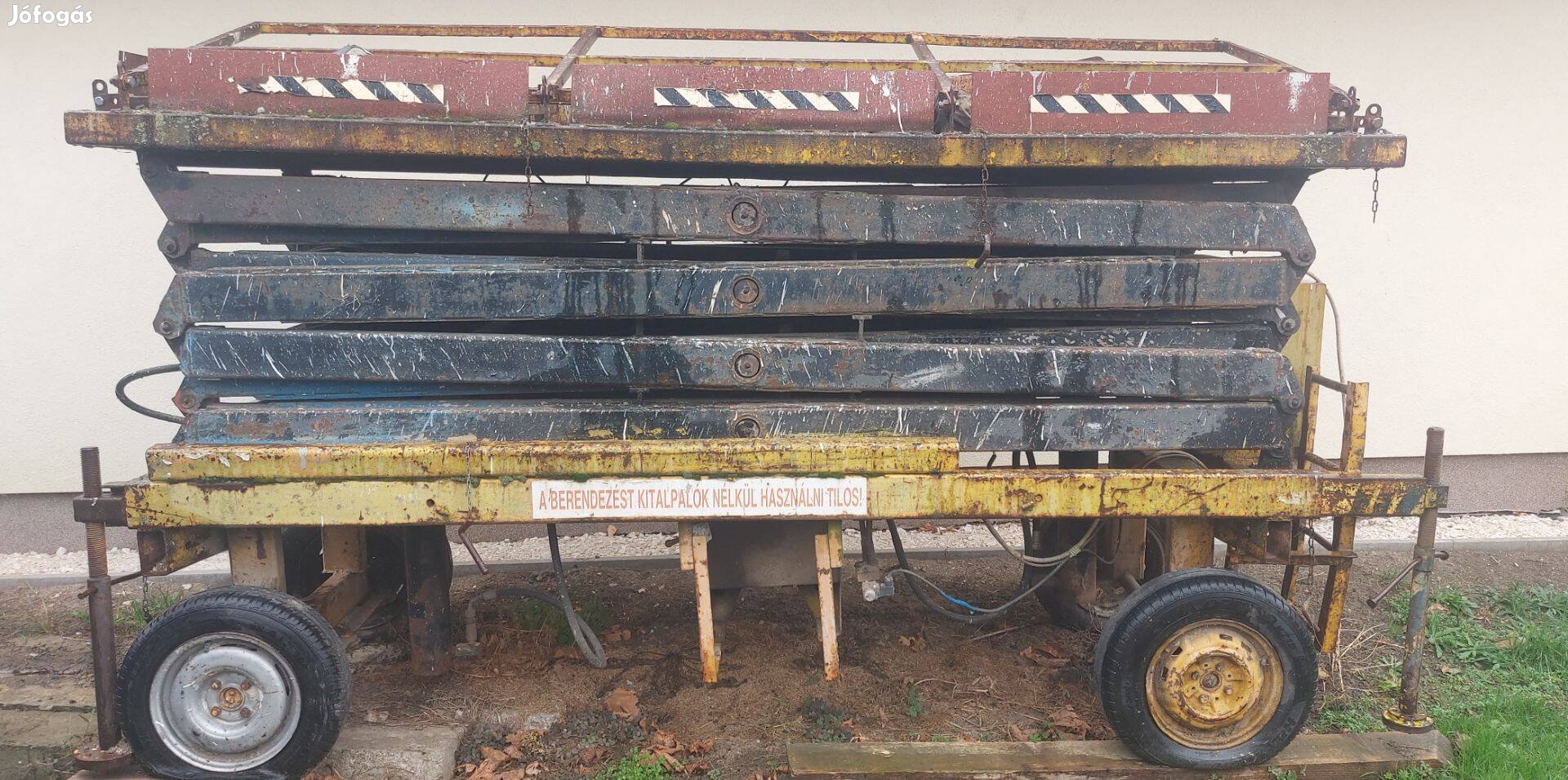 Sürgősen Eladó Felülvizsgált Hidraulikus ollós emelő!