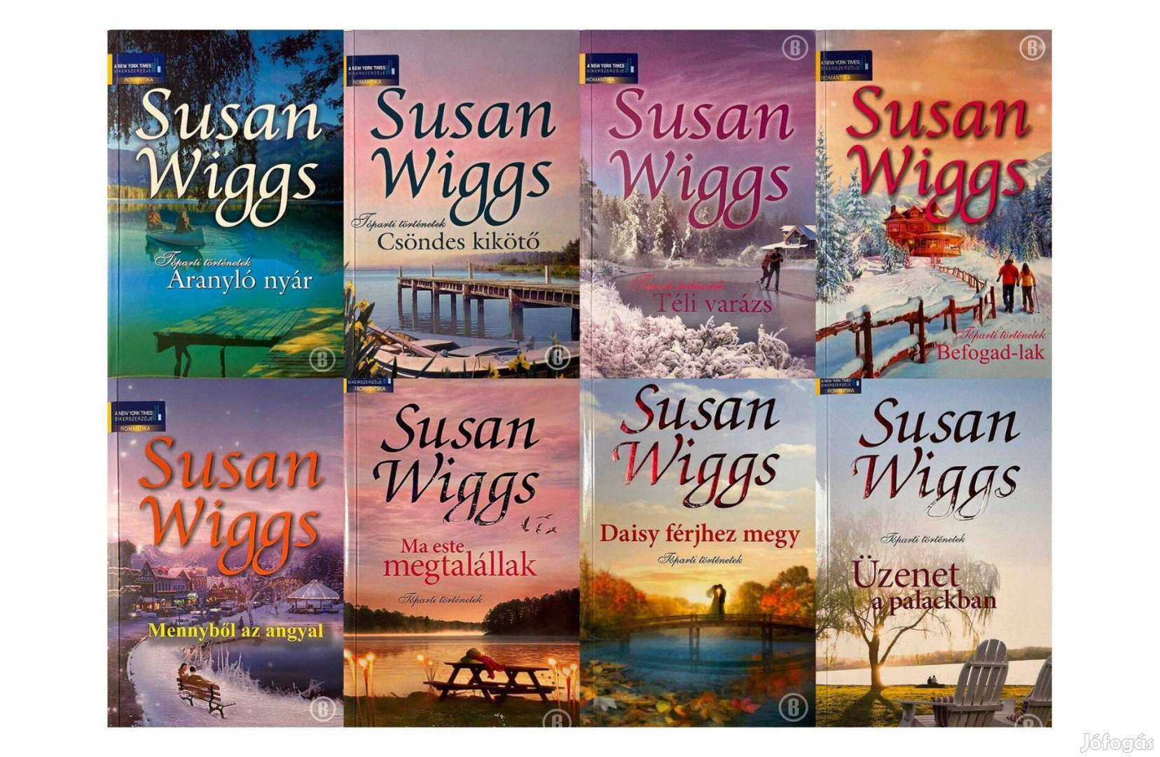 Susan Wiggs: Tóparti történetek sorozat (nem teljes) 8 db