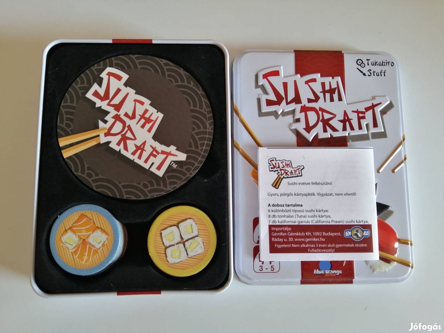 Sushi draft társasjáték 