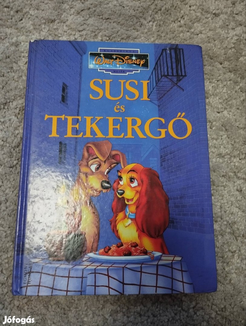 Susi és tekergő Disney klasszikus mesekönyv 