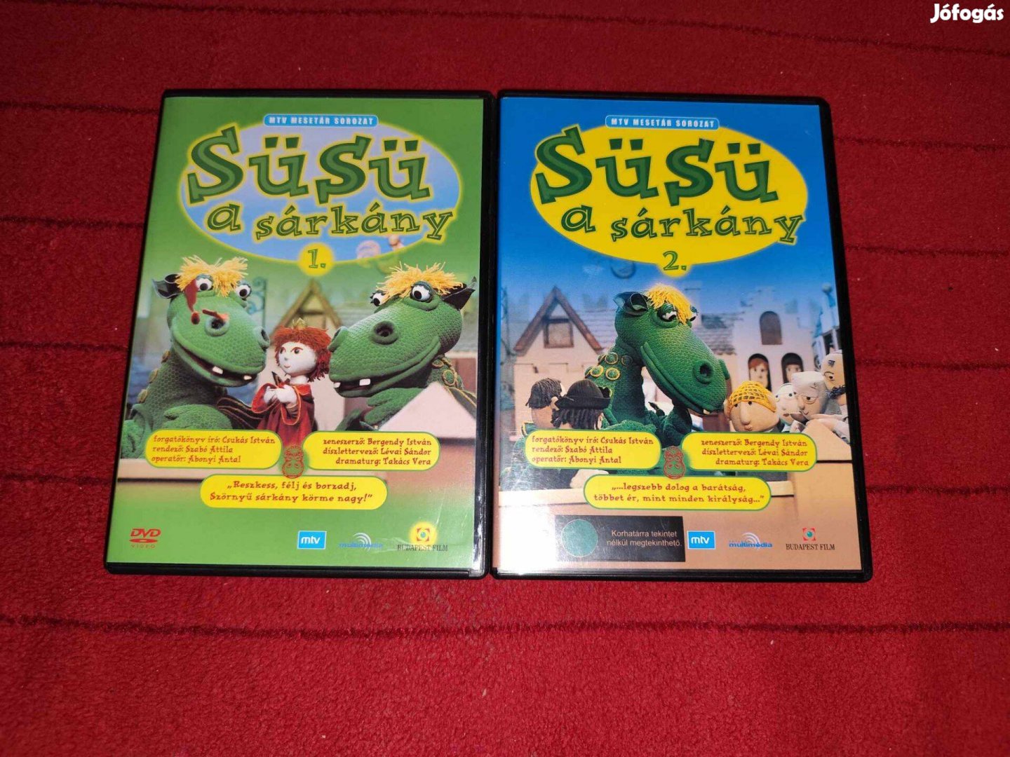 Süsü a sárkány DVD összes részei