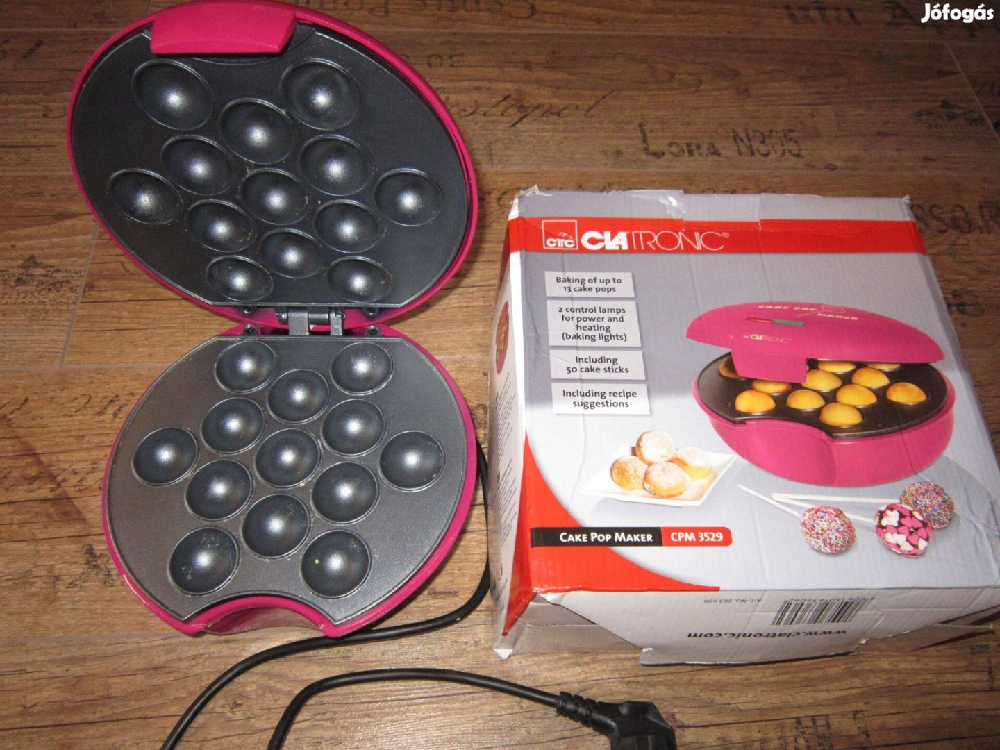Sütikészítő, Clatronic Cake Pop Maker CMP 3529