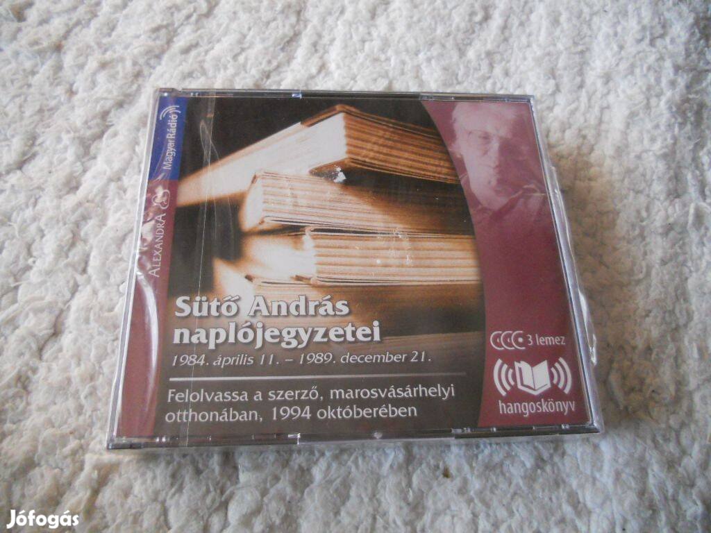 Sütő András Naplójegyzetei 3 lemez Új, Fóliás Hangoskönyv