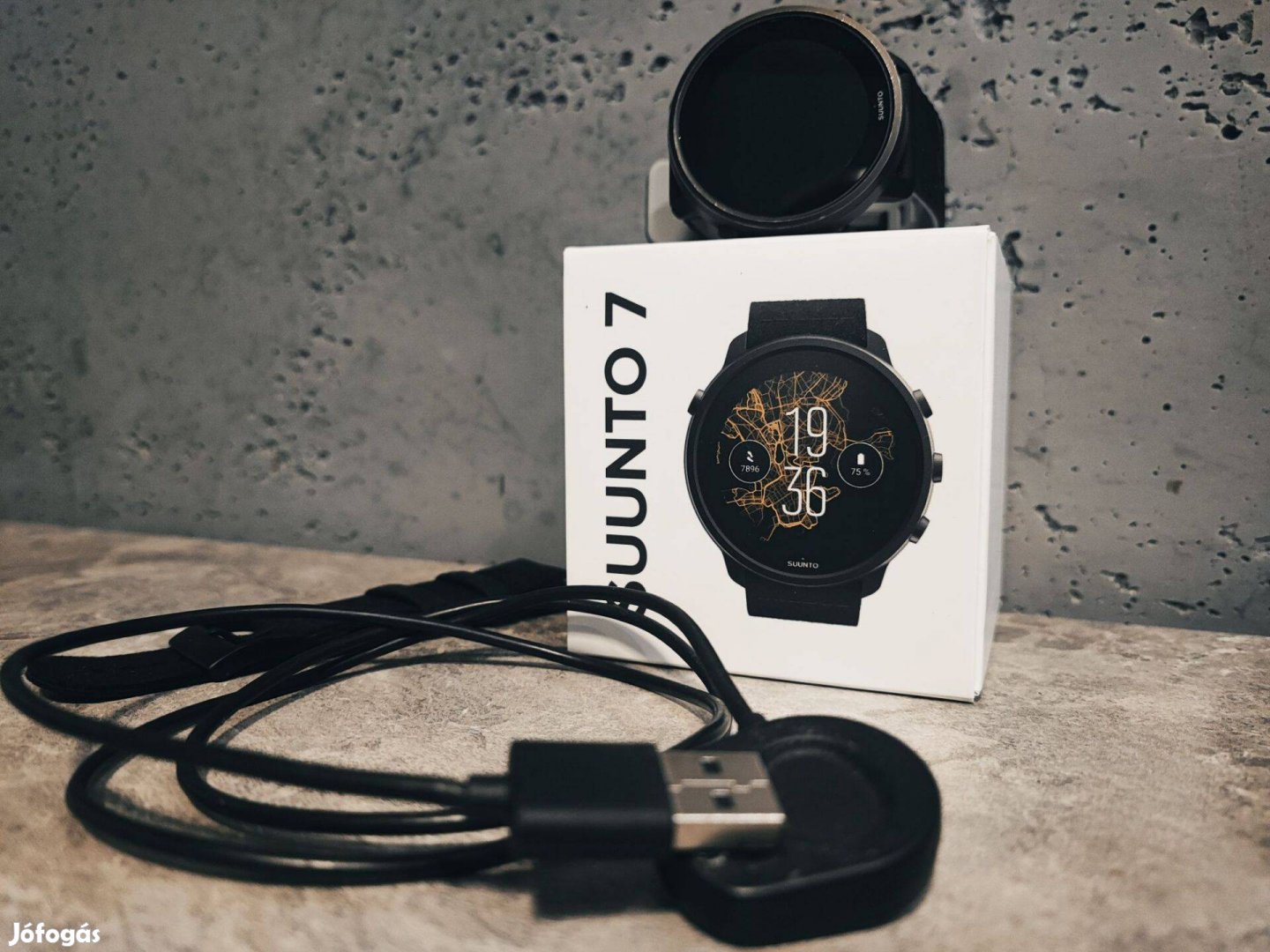 Suunto 7 gen.2 Titanium matt fekete sportóra