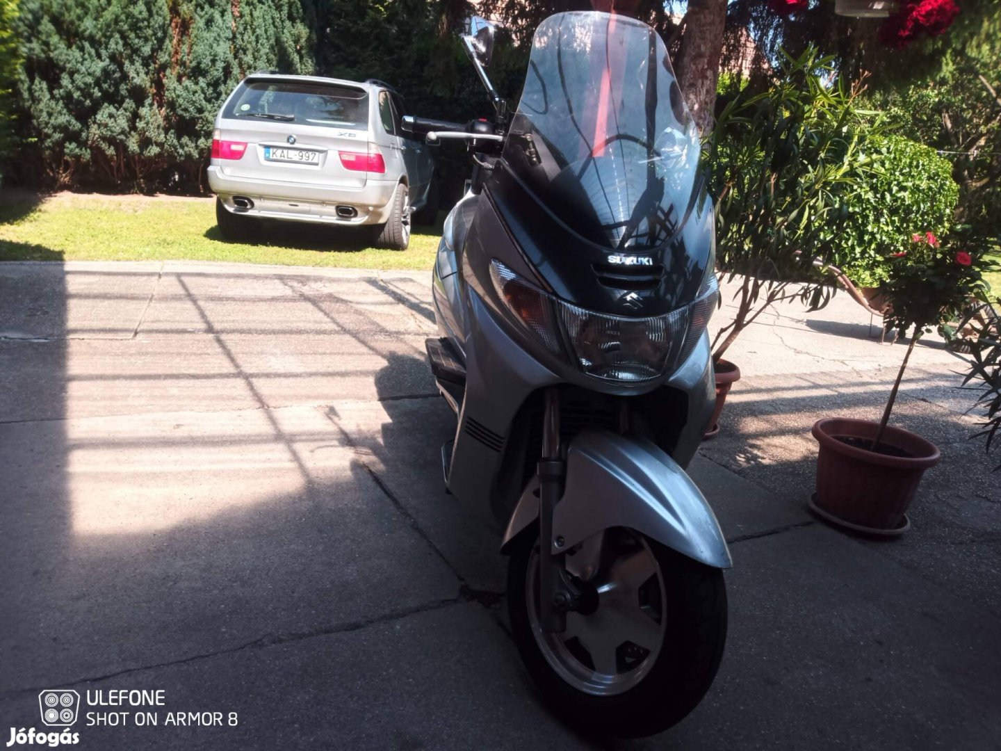 Suzuki An 250 Burgman forgalomból kivonva