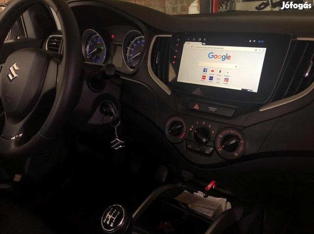 Suzuki Baleno Carplay Multimédia Android GPS Rádió Tolatókamerával