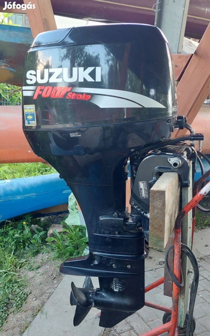 Suzuki DF50 injektoros csónakmotor, hajómotor 4T, hosszú csizmás