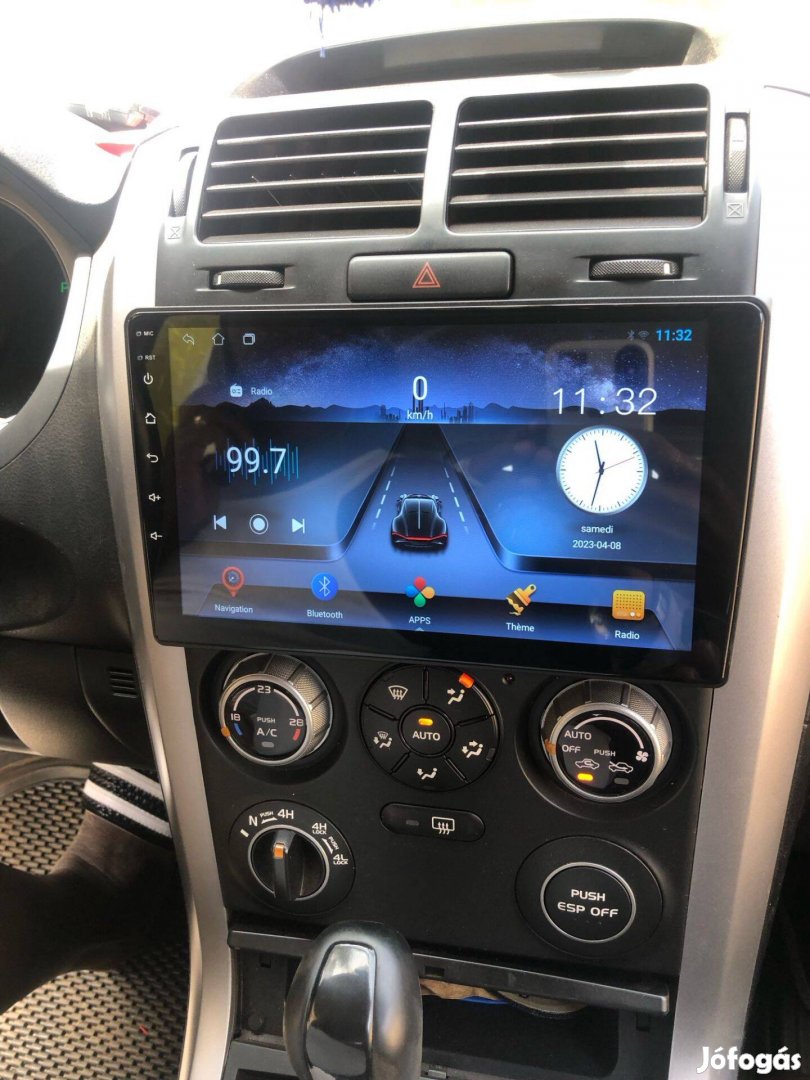 Suzuki Grand Vitara Carplay Android GPS Rádió Tolatókamerával