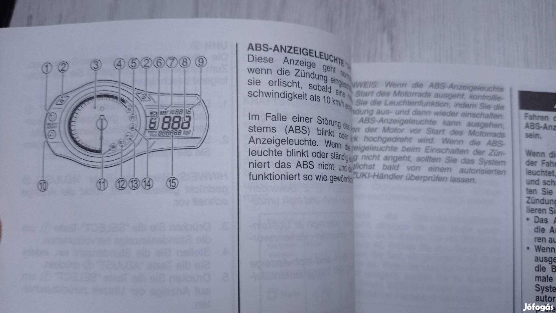 Suzuki Gsf 650 1250 Bandit gyári gépkönyv kézikönyv kezelési