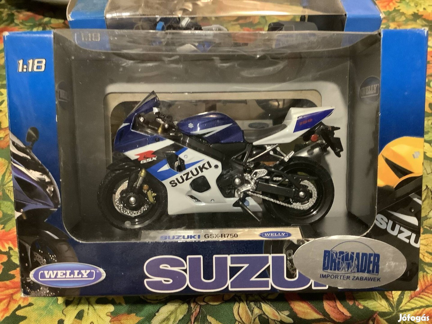 Suzuki Gsx-R750 Welly 1:18 Model  Original 