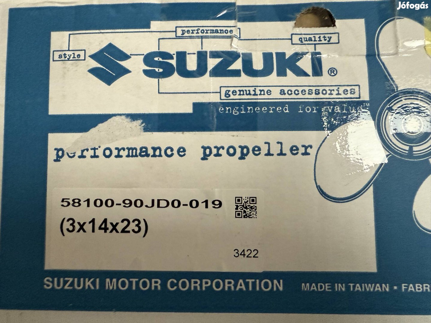 Suzuki Hajócsavar 23-as, propeller, Csiga