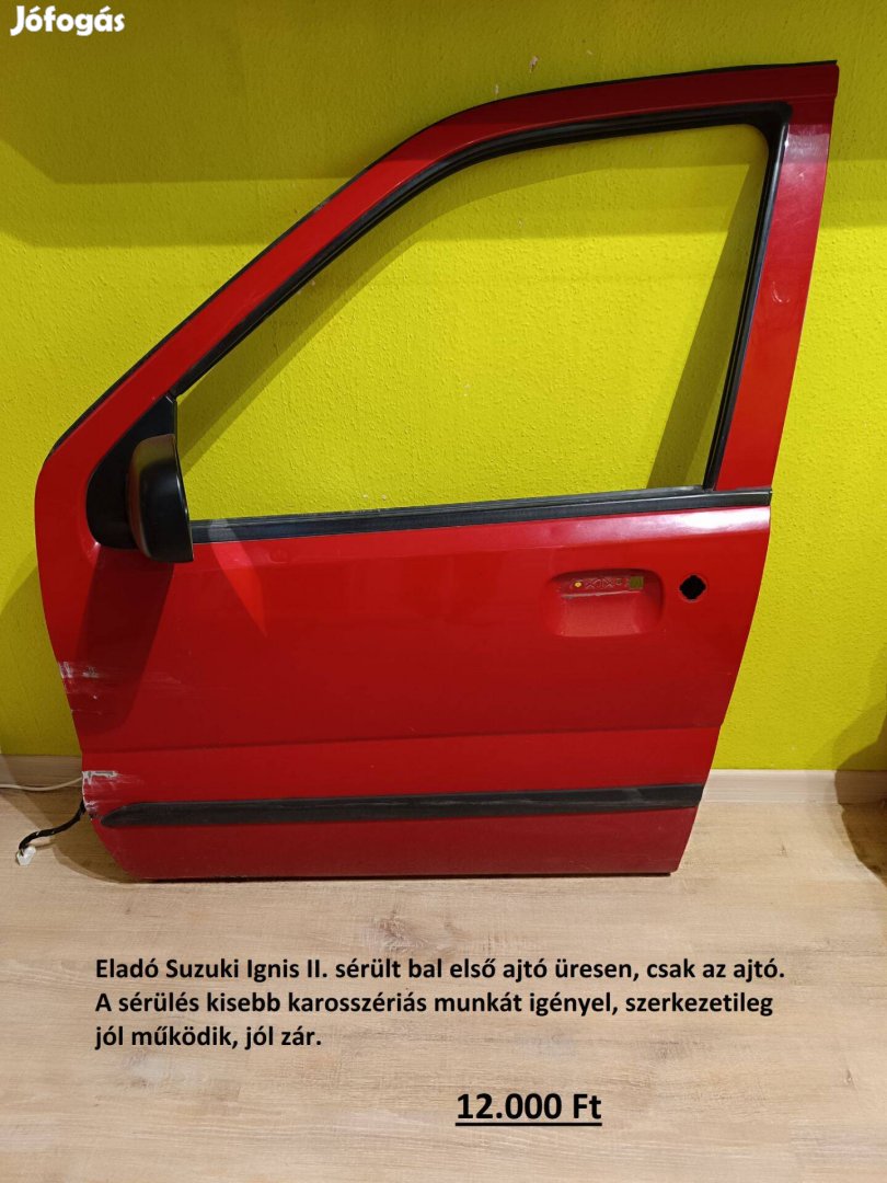 Suzuki Ignis karosszéria elemek