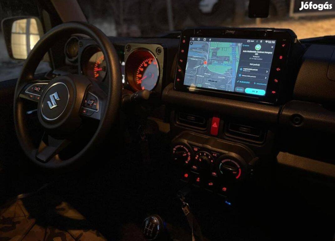 Suzuki Jimny Carplay Multimedia Android Rádió Tolatókamerával