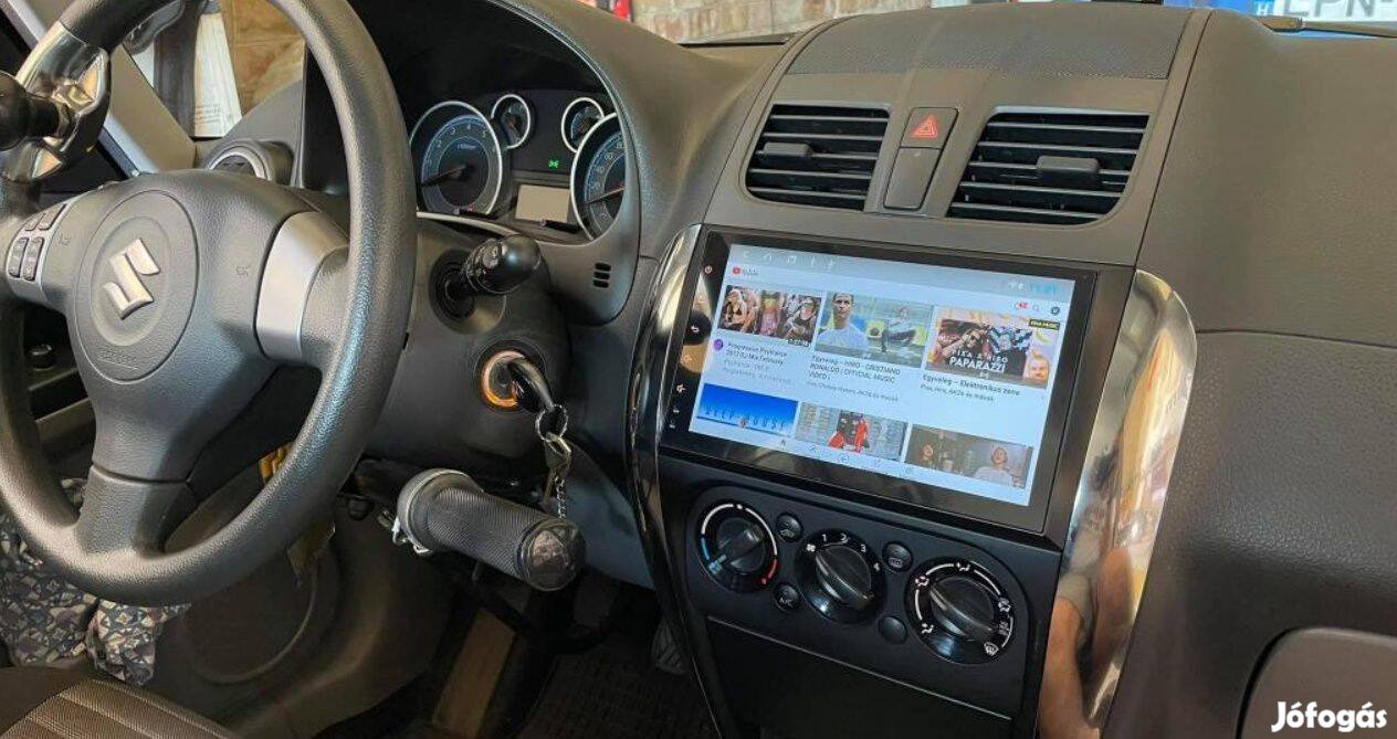 Suzuki SX4 Carplay Multimédia Android GPS Rádió Tolatókamerával