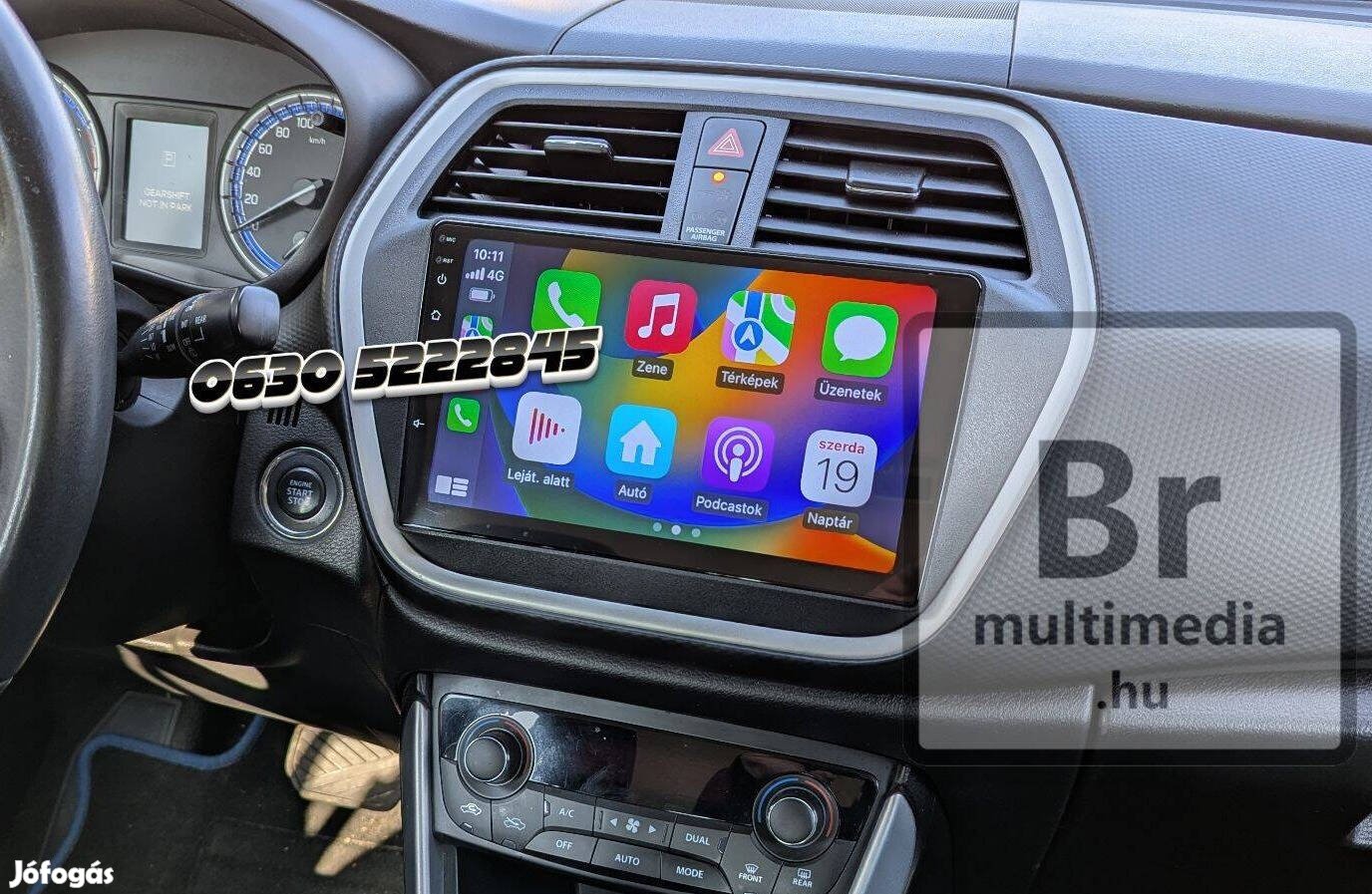 Suzuki SX4 Scross Android Kijelző Rádió Multimédia Navigáció Carplay