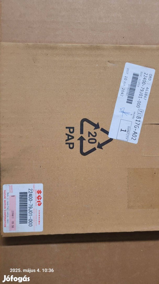 Suzuki SX4 gyári kuplungtárcsa