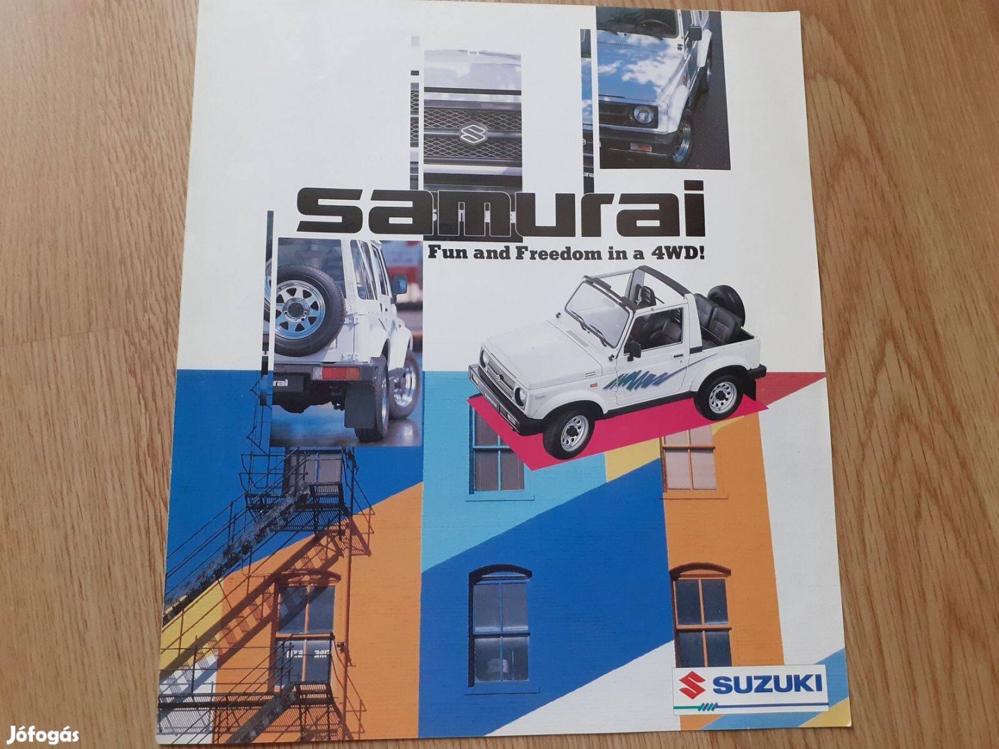 Suzuki Samurai prospektus - 1992, angol nyelvű