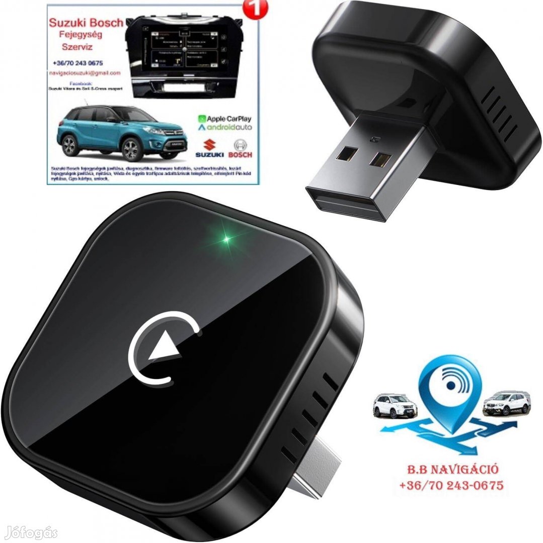 Suzuki Skoda Hyundai wireless Android Autó Adapter