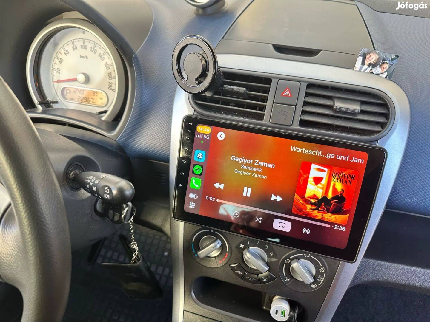 Suzuki Splash Rádió Android Kijelző Multimédia GPS Navigáció Fejegység