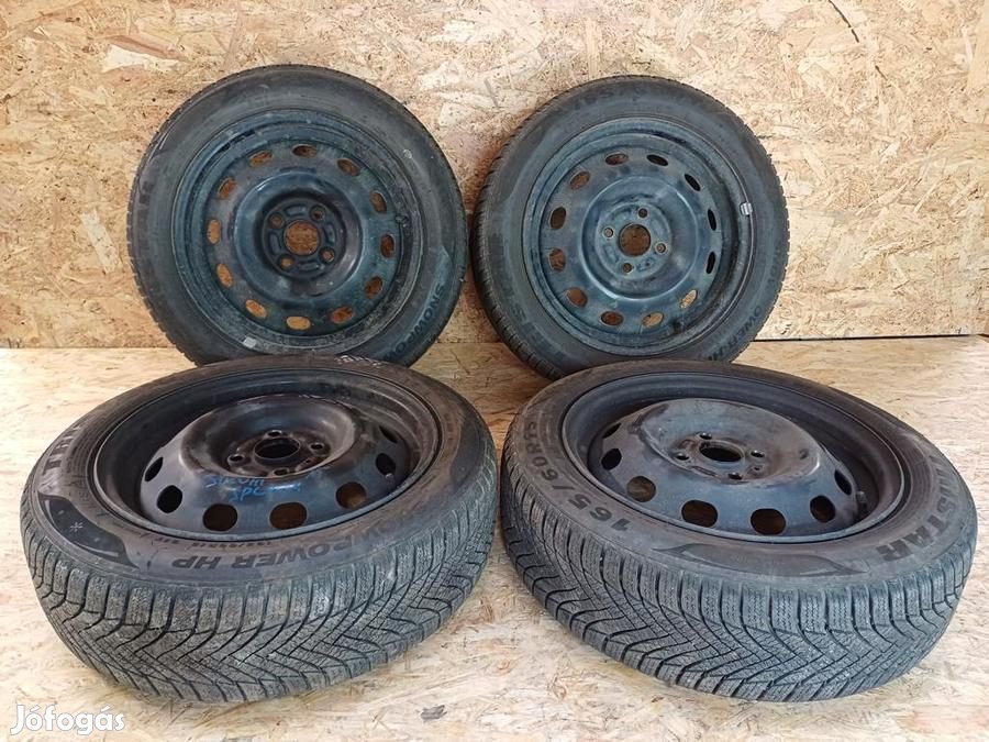 Suzuki Splash (2008-2015) 15" 4X100 Lemezfelni Garnitúra Gumival 165/