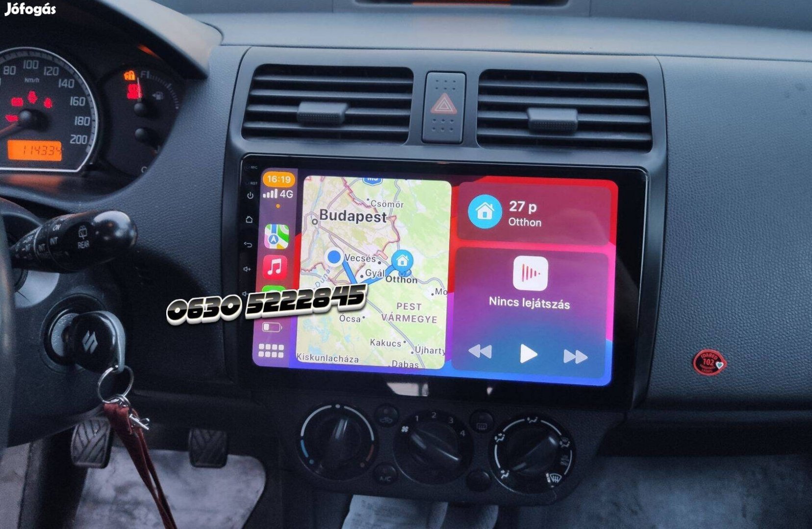 Suzuki Swift 2Din Android Kijelző Rádió Multimédia Navigáció Fejegység